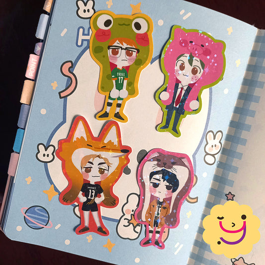 Haikyuu!! Holo Hat Sticker