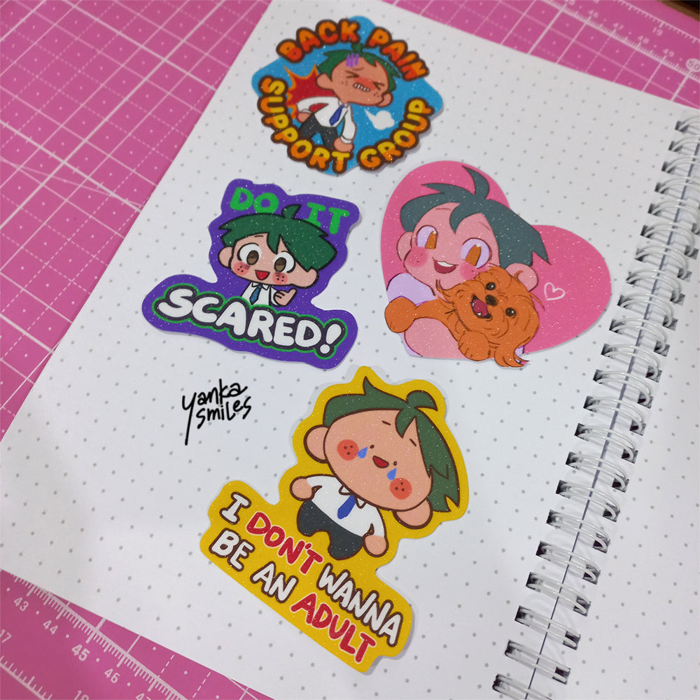 Career Boy Yamaguchi Stickers