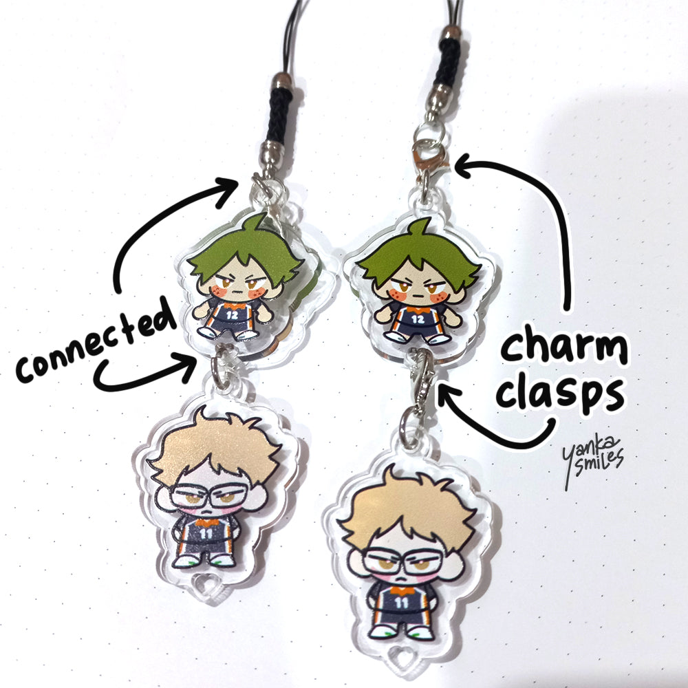 [NEW DESIGNS] Haikyuu!! Customizable Linking Charms