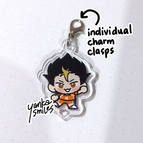 [NEW DESIGNS] Haikyuu!! Customizable Linking Charms