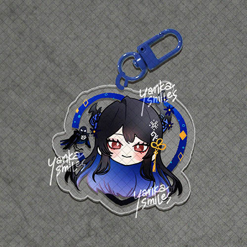 -Advent- hololive Heart Acrylic Charm Keychains