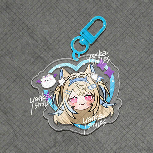 -Advent- hololive Heart Acrylic Charm Keychains