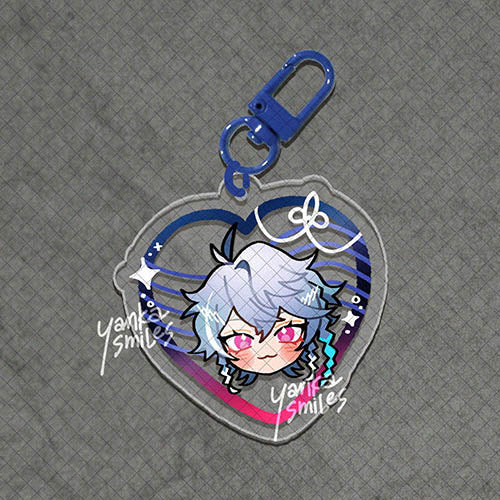 ARMIS holostars / hololive Heart Acrylic Charm Keychains