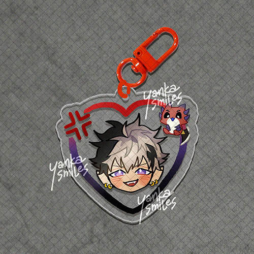 ARMIS holostars / hololive Heart Acrylic Charm Keychains