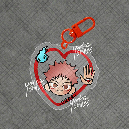 Jujutsu Kaisen Heart Acrylic charm