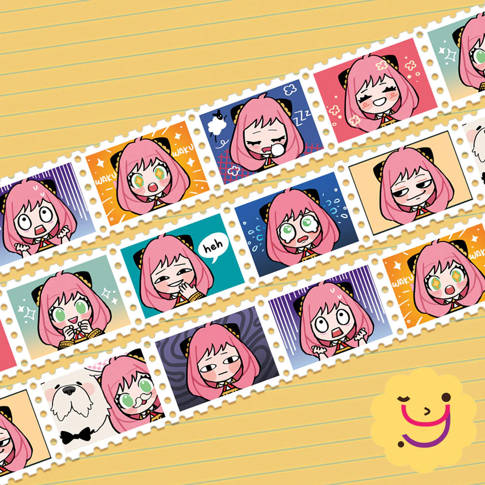 Anya SPYxFAMILY stamp washi tape