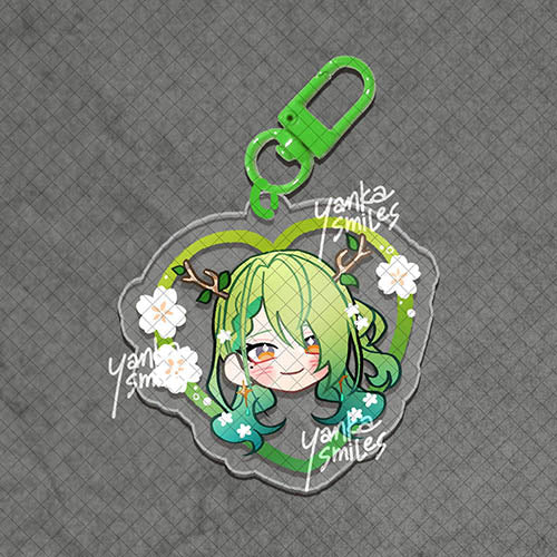 -Promise- hololive Heart Acrylic Charm Keychains