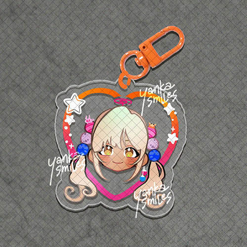 -Promise- hololive Heart Acrylic Charm Keychains