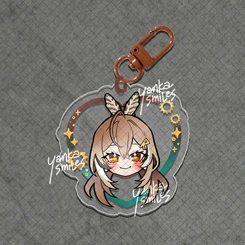 -Promise- hololive Heart Acrylic Charm Keychains