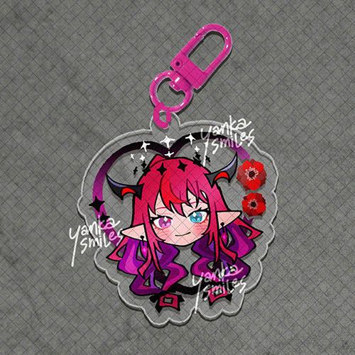 -Promise- hololive Heart Acrylic Charm Keychains