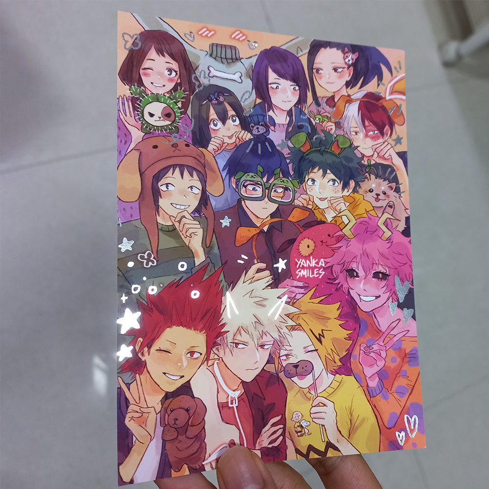 BNHA postcard extras