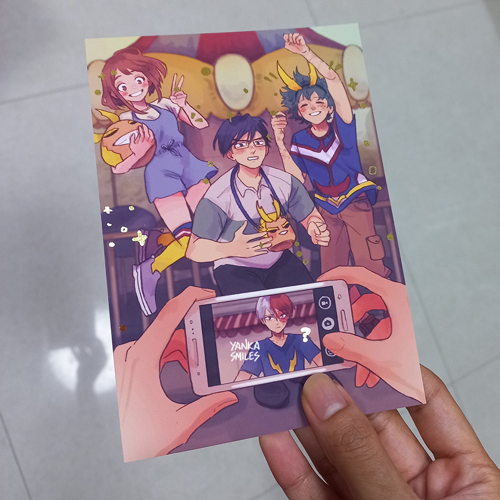 BNHA postcard extras