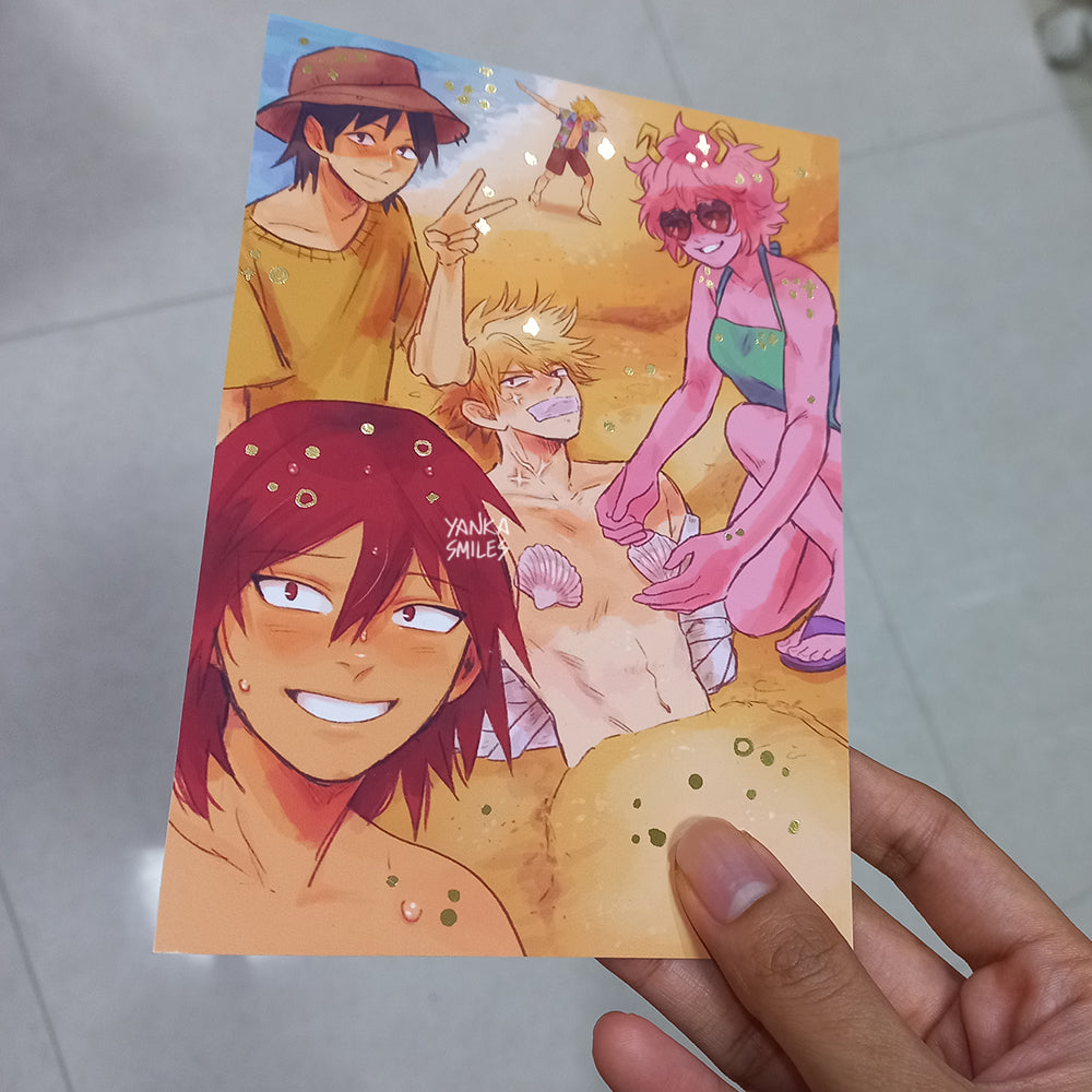 BNHA postcard extras