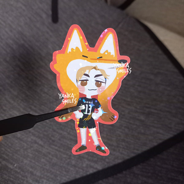 Haikyuu!! Holo Hat Sticker