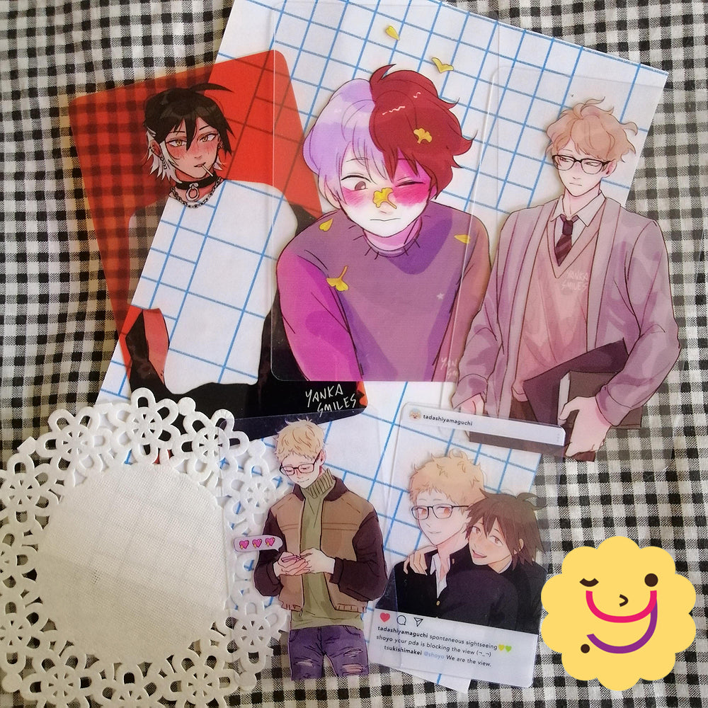 (B-Grade) Tsukishima / Yamaguchi / Todoroki Clear Photo Cards