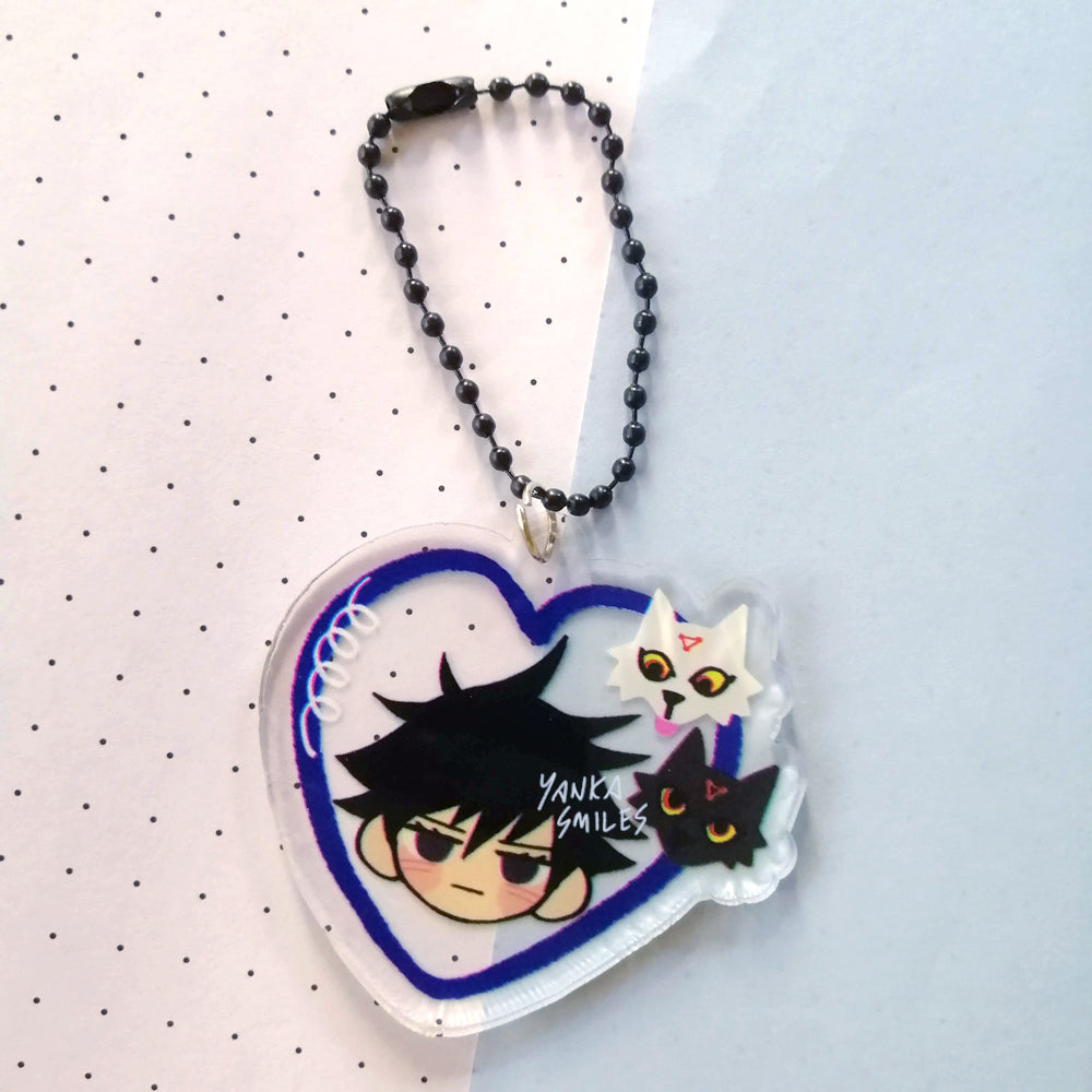 Jujutsu Kaisen Heart Acrylic charm