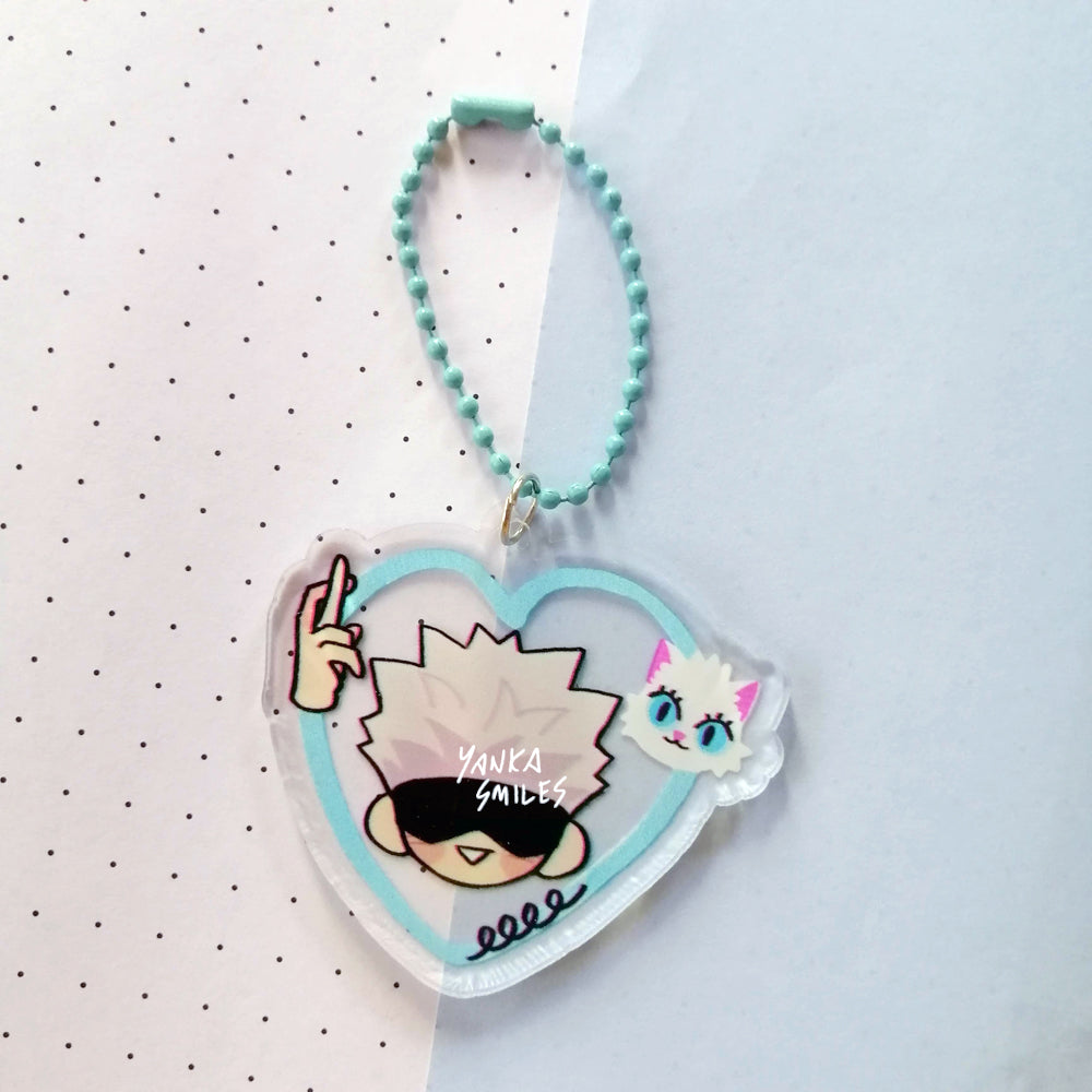 Jujutsu Kaisen Heart Acrylic charm