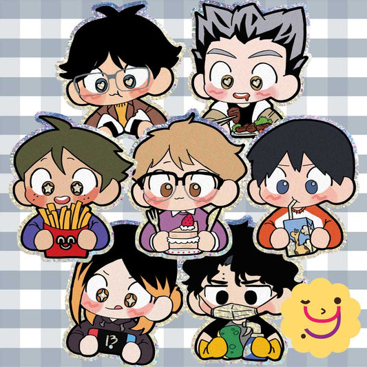 Haikyuu!! Favourites Holo Glitter Sticker