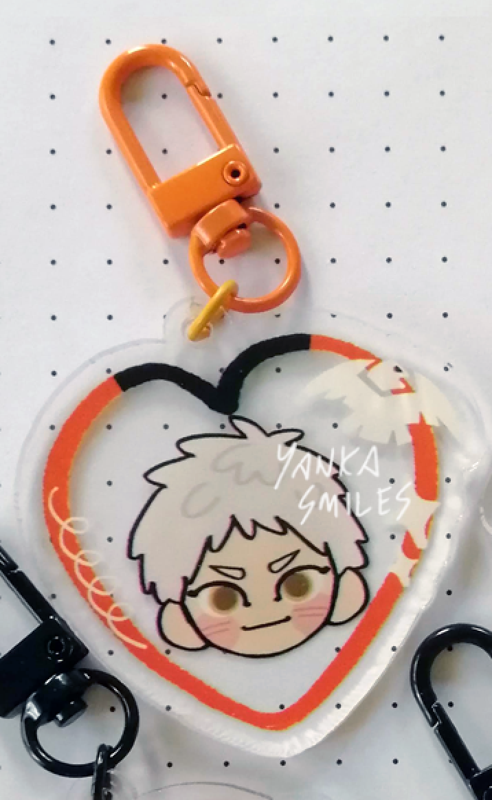 Haikyuu!! Heart Acrylic keychain