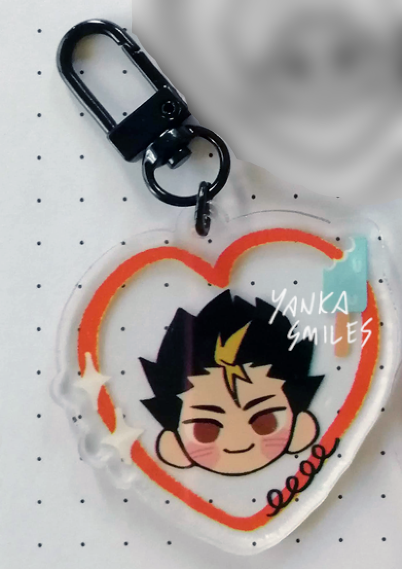 Haikyuu!! Heart Acrylic keychain