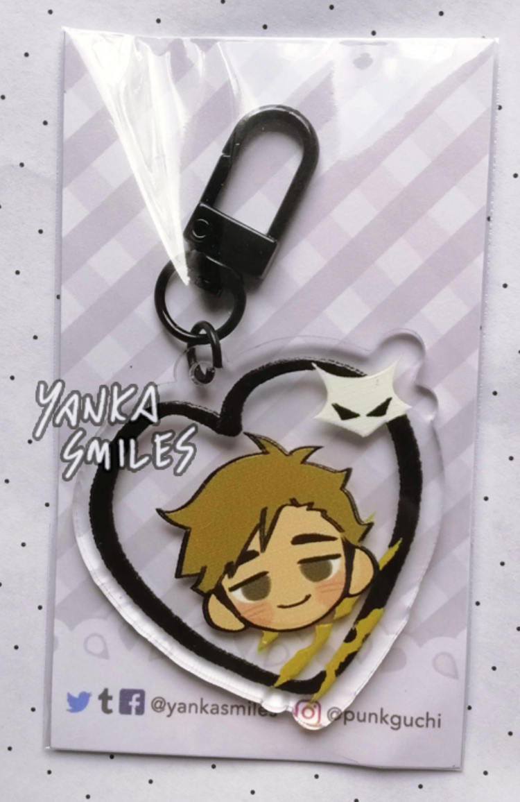 Haikyuu!! Heart Acrylic keychain