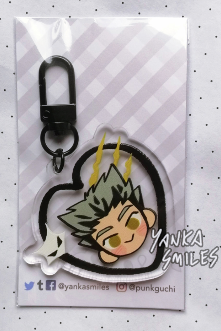 Haikyuu!! Heart Acrylic keychain