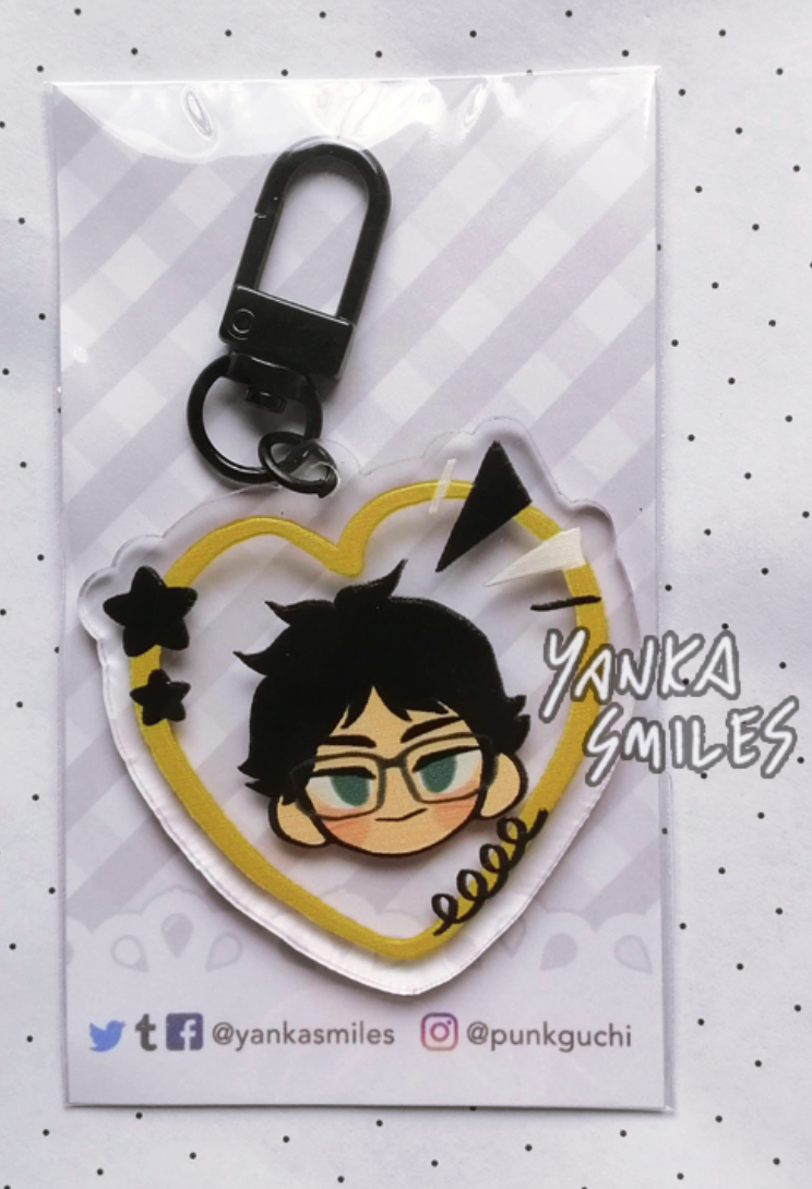 Haikyuu!! Heart Acrylic keychain