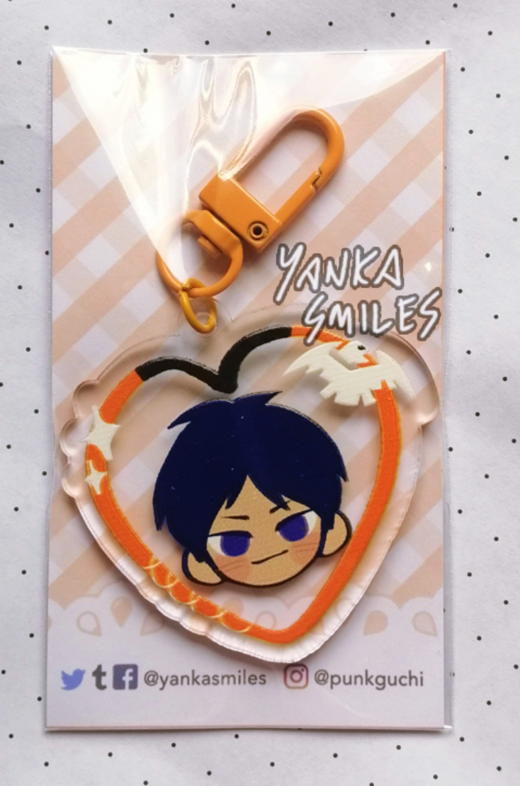 Haikyuu!! Heart Acrylic keychain