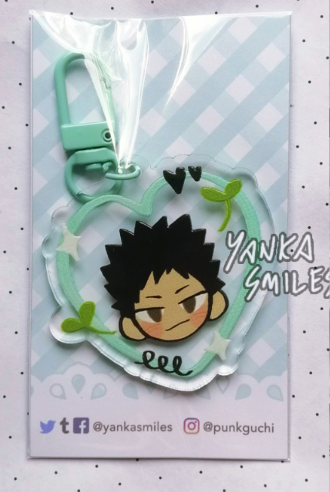 Haikyuu!! Heart Acrylic keychain