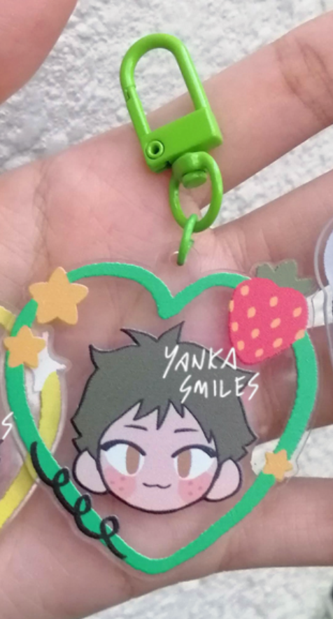 Haikyuu!! Heart Acrylic keychain