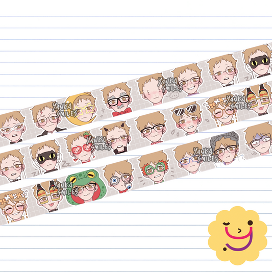 Tsukki Megane washi tape