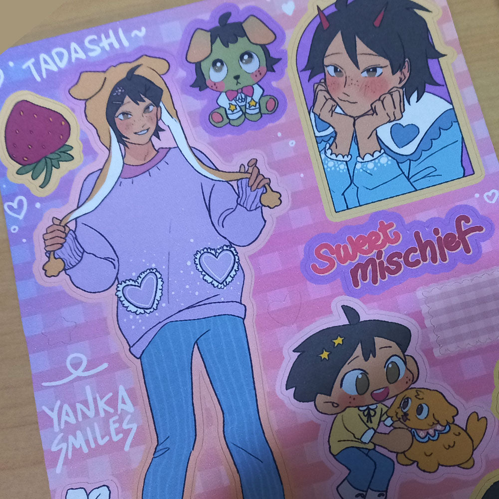 [ Duality of Man ] Yamaguchi Tadashi peelable sticker sheets